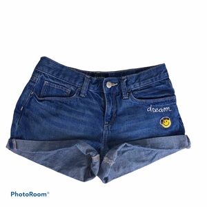 Old Navy Girl Size 14 Blue Jeans Shorts